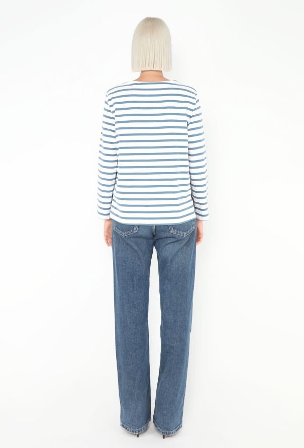 Céline Zippered Marinière Top - 4