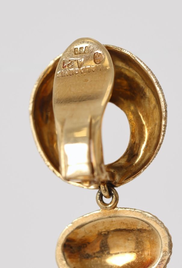 Ilias Lalaounis RARE 1960s Hellenistic Gold Earrings - 5