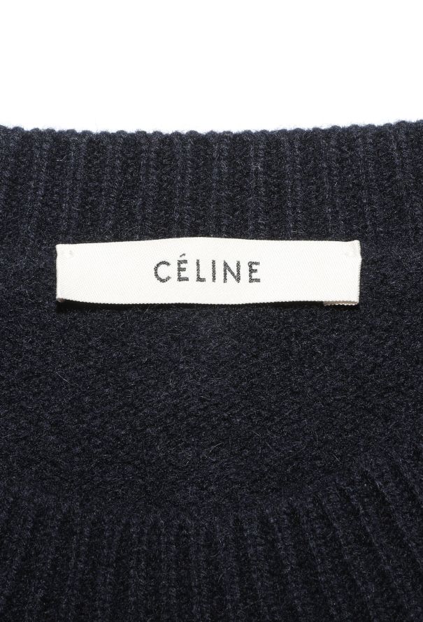 Céline Buttoned Cashmere Sweater - 5