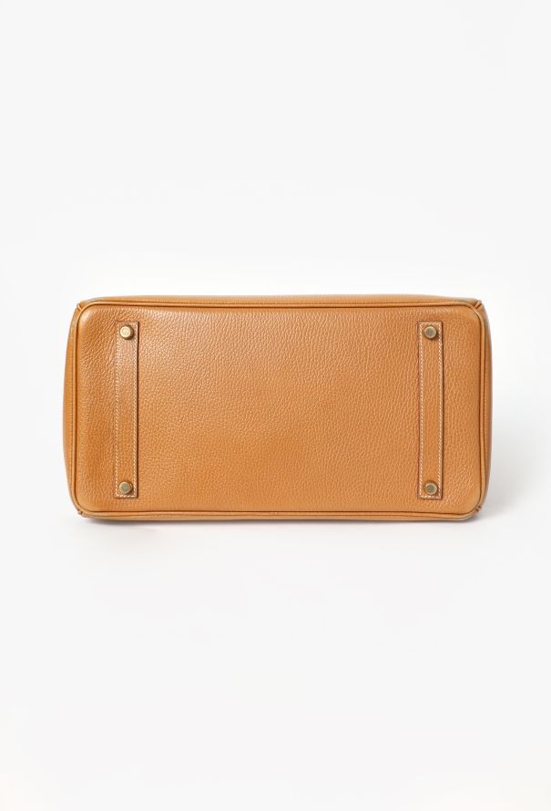 Hermès Beautifully Patinaed '90s Gold Birkin 35 - 8