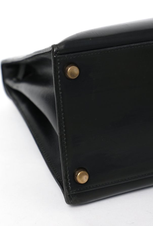 Hermès Vintage Black Box Kelly Sellier 32 - 8