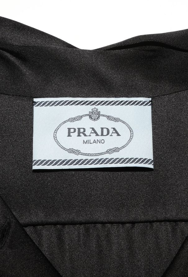 Prada F/W 2014 Charmeuse Lavallière Dress - 6