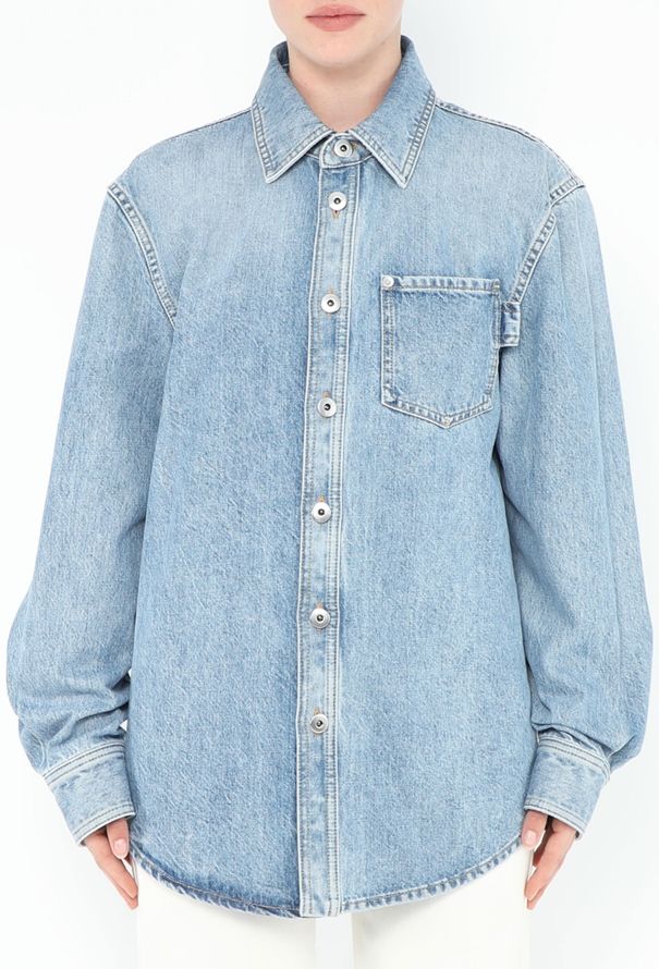 Bottega Veneta Resort 2024 Classic Denim Overshirt - 6