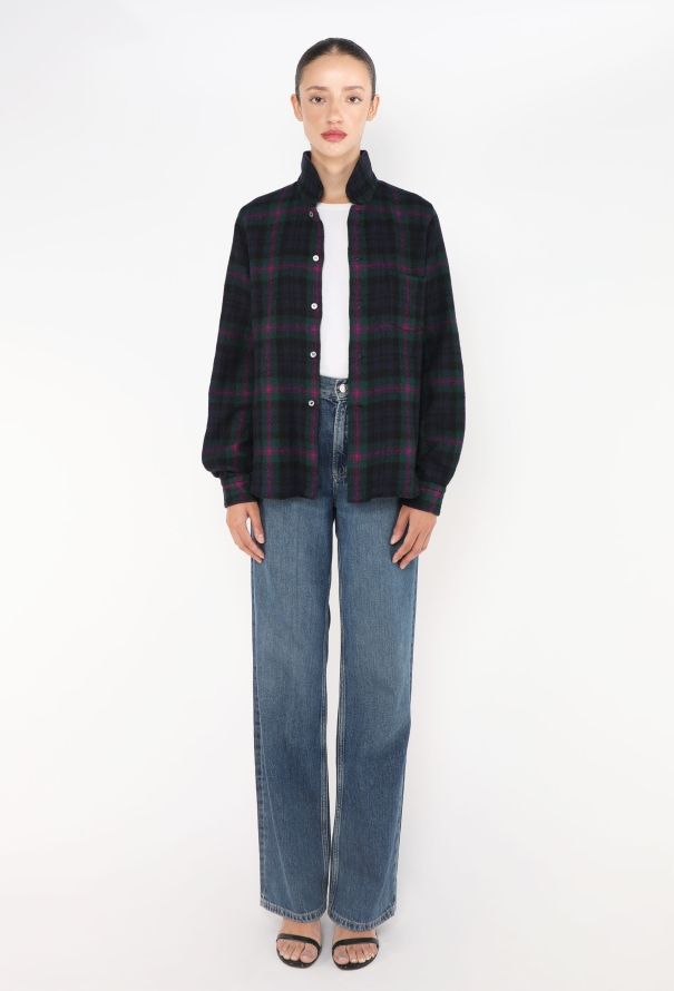 Comme des Garçons '90s Plaid Flannel Shirt - 3