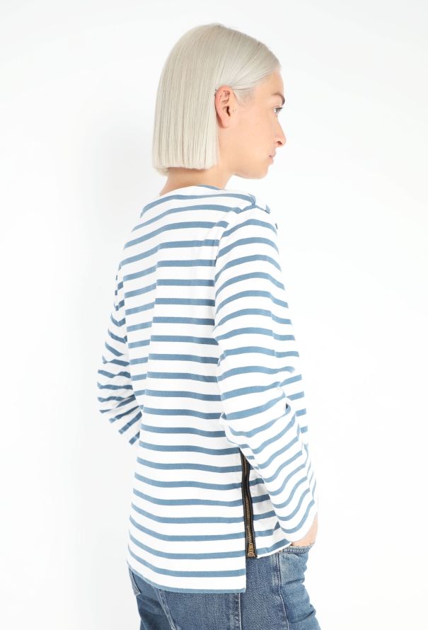 Céline Zippered Marinière Top - 3