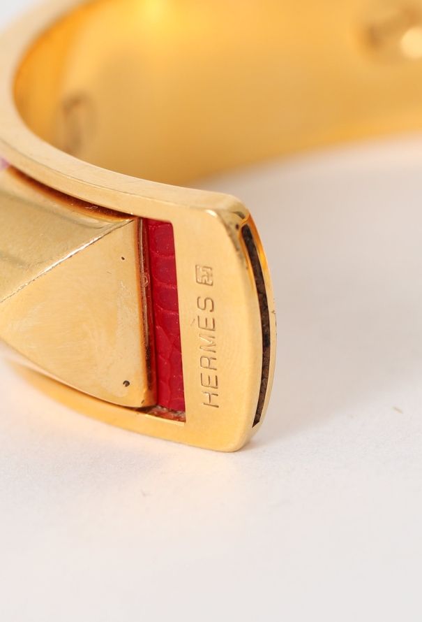 Hermès Vintage Lizard Médor Bracelet - 4
