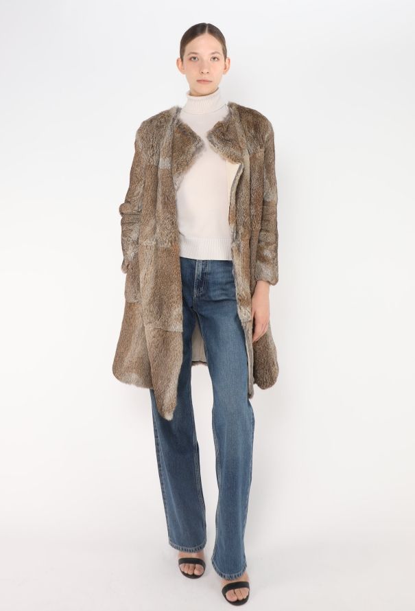 Céline Resort 2010 Rabbit Fur Coat - 6