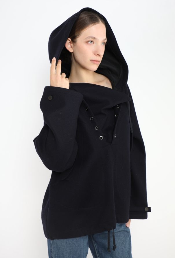 Céline 2017 Eyelet Hooded Sweater - 3