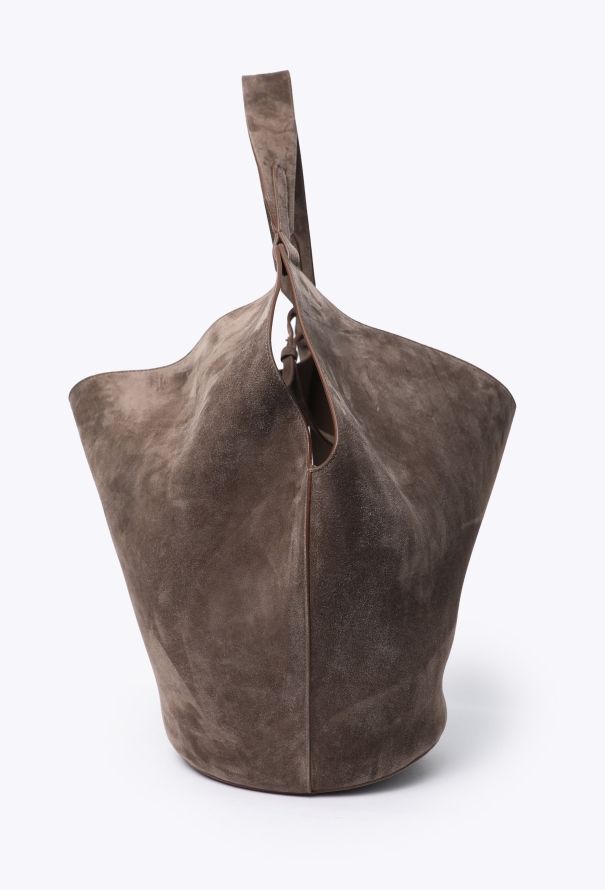 Khaite Lotus Medium Suede Tote Bag - 3