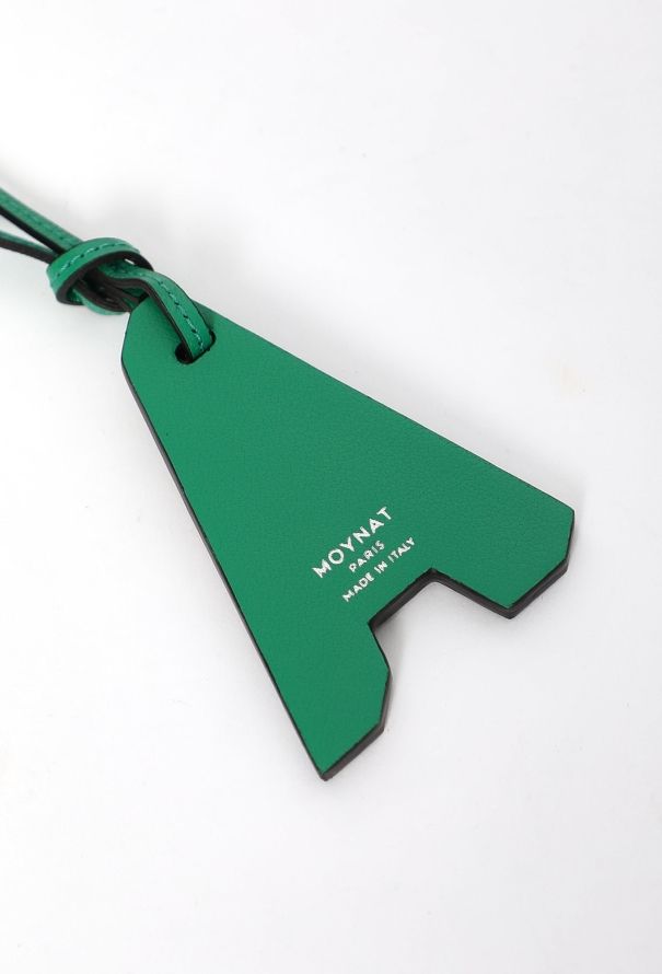 Moynat 'A' Calfskin Bag Charm - 4