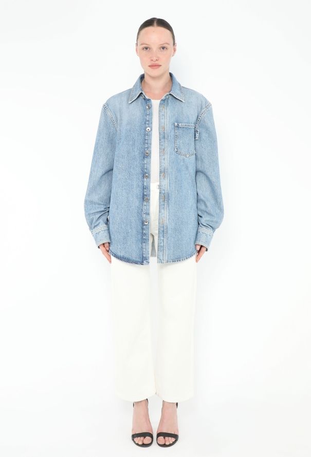 Bottega Veneta Resort 2024 Classic Denim Overshirt - 5