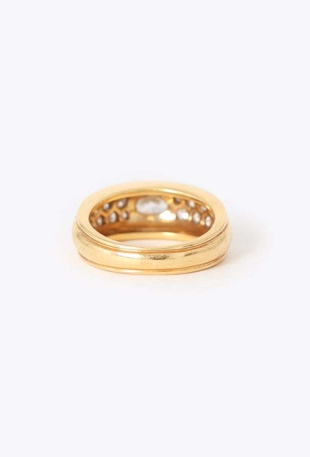 Boucheron Vintage 18K Yellow Gold & Diamond Axelle Ring - 5