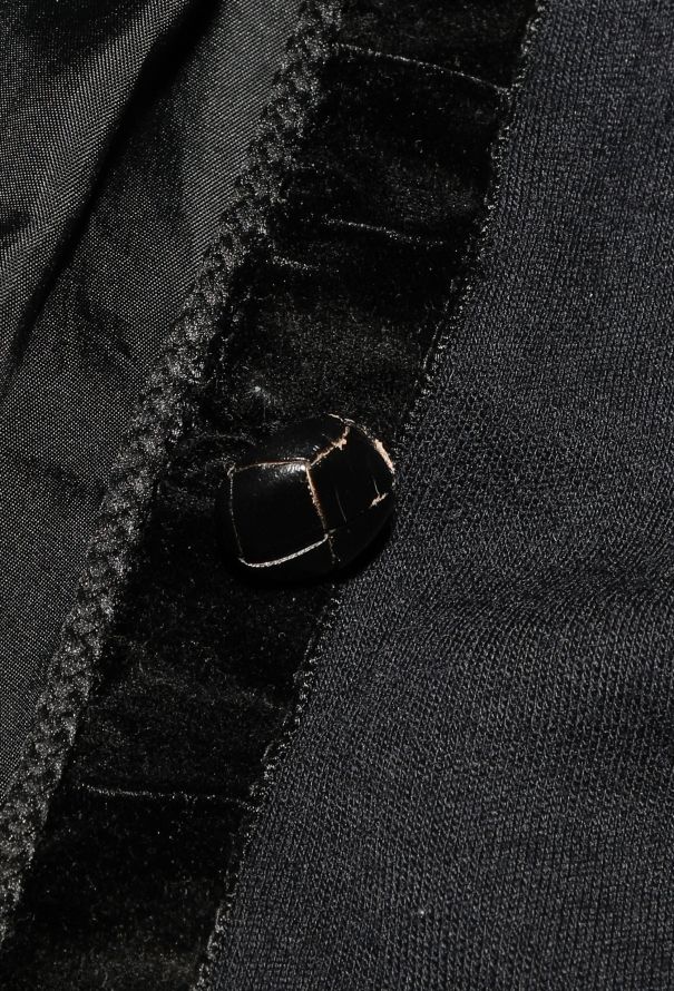 Saint Laurent Late '70s Velvet Trim Dress - 5