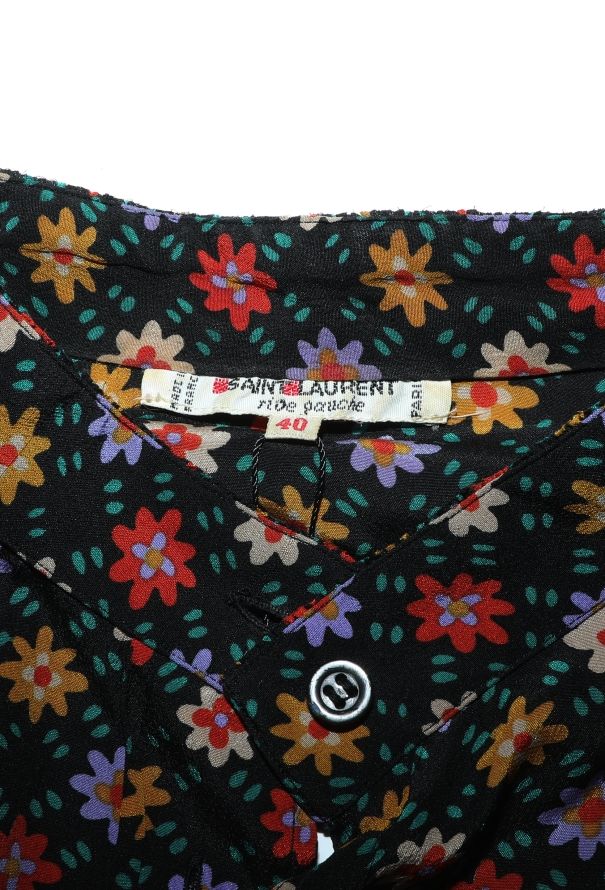 Saint Laurent '70s Floral Smock Blouse - 5