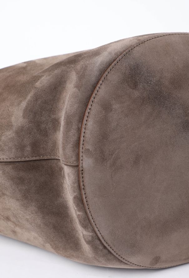 Khaite Lotus Medium Suede Tote Bag - 9