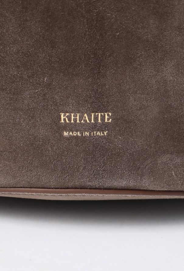 Khaite Lotus Medium Suede Tote Bag - 13